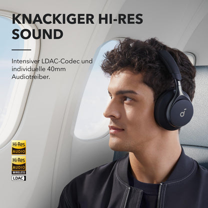 soundcore Space One Kopfhörer mit Noise Cancelling und Hi-Res Audio