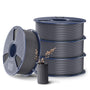 SUNLU High Speed PLA+ 2.0 Filament 1.75 mm, 4 kg, Grau, 4er-Pack, vier Spulen für den 3D-Druck