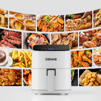 DEIME Heissluftfritteuse RA311D, 2,5 l, kompakter digitaler Airfryer