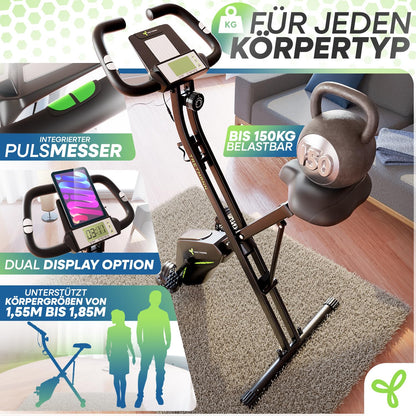 Tretmann Heimtrainer Ergometer Klappbar - RelaxFoam Edition