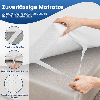 Komfort Gel Memory H2/H3 Matratzentopper - 140x200cm 6cm