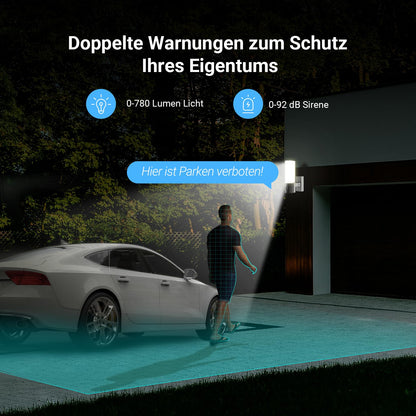 EZVIZ EL3 Überwachungskamera Aussen - 4MP WLAN Flutlicht