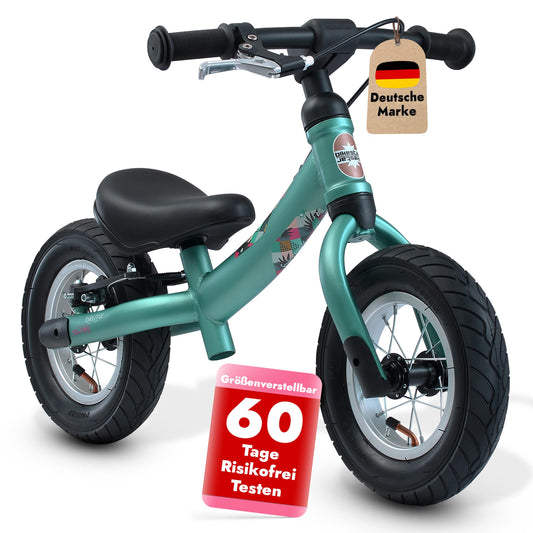 BIKESTAR Mitwachsendes Kinderlaufrad Flex Sport 10 Zoll Petrol