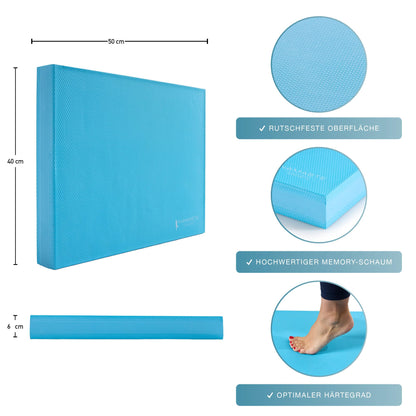 NAMASTE Sports Balance Pad XXL – rutschfestes Trainingspad 50x40 cm