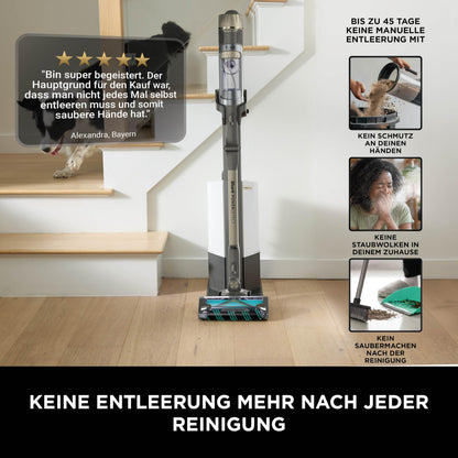 Shark PowerDetect Clean & Empty Akku-Staubsauger mit Absaugstation