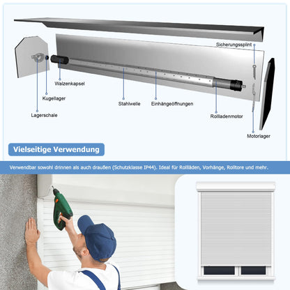 jarolift TDEP 10/13 Rohrmotor - SW60, 27kg Zugkraft