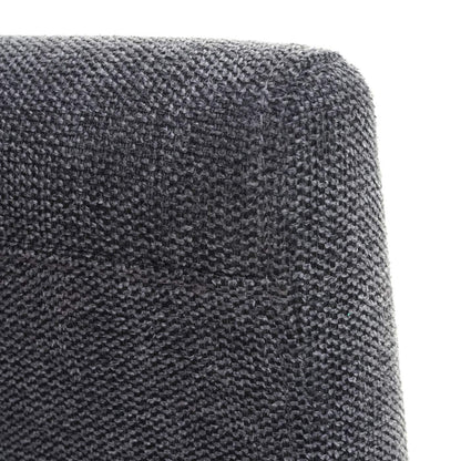 Mendler Littau Esszimmerstuhl 4er-Set - Anthrazitgrau Textil