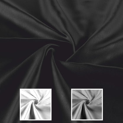 Amazinggirl Baumwollstoff Meterware Oeko-Tex 5 m x 160 cm Schwarz