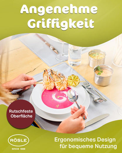 RÖSLE ELEGANCE Essbesteck Set 60-teilig – Edelstahl 18/10
