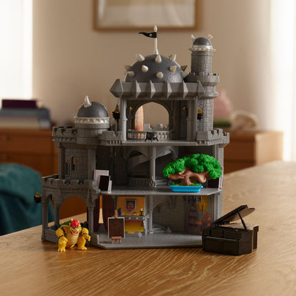 Super Mario Galaxy Bowser-Schloss-Spielset mit beweglicher Mini-Figur