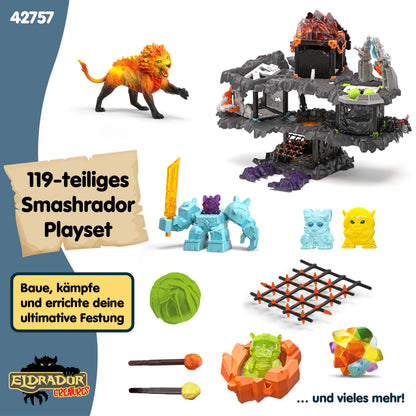 Schleich ELDRADOR MasterCave Smashrador 42757, 119-teiliges Spielset