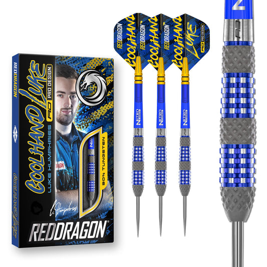RED DRAGON Luke Humphries TX2 Atomised Steeltip Dart Set 24g