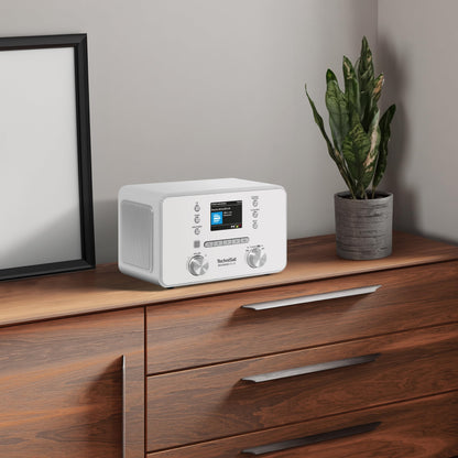 TechniSat DIGITRADIO 550 IR Stereo Internetradio DAB+ UKW weiss