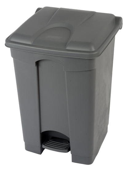 Probbax so-1245-gry Abfalleimer, ein 60 cm hoher, mehrfarbiger Behälter zum Sammeln und zur Trennung von Abfall.