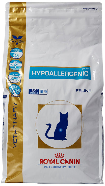 Royal Canin Vet Diet Hypoallergenic DR 25 Diätfutter Hund - 4.5 kg: Braune Kroketten. Diätfutter bei Nahrungsmittelunverträglichkeiten.
