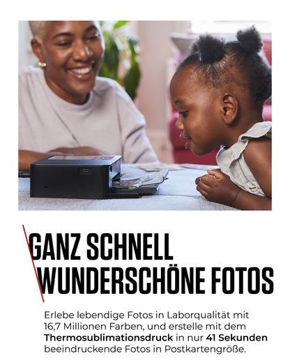 Canon SELPHY CP1500 Mobiler Fotodrucker - Weiss mit Papierset