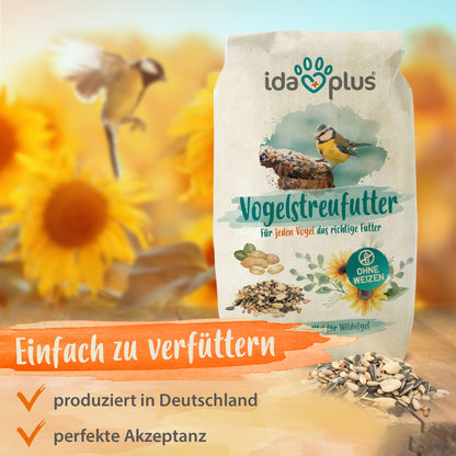 Ida Plus Vogelstreufutter ohne Weizen Wildvögel – Winter