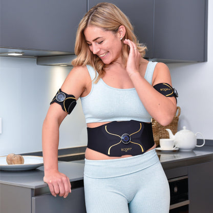 Bodify 3in1 EMS Trainingsset Pro – Muskeltrainer Bauch, Arm, Bein