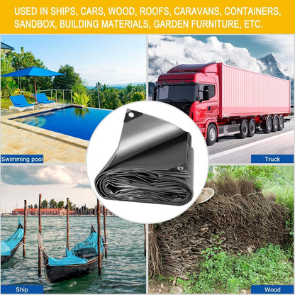 Laneetal Abdeckplane Gewebeplane 4x8m 280g/m² PE