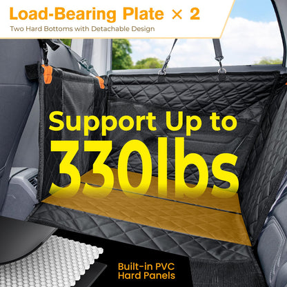 pecute Extra Stabiler Hunde Autositz für grosse Hunde – Schwarz