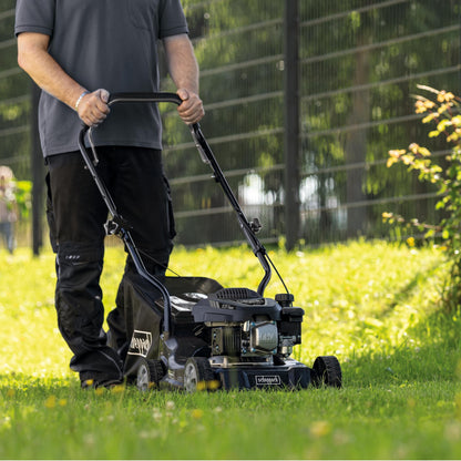 Scheppach MP132-40B Benzin Rasenmäher - Black Edition 40cm