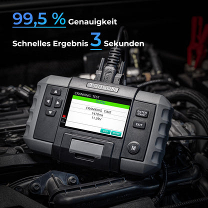 TOPDON BT600 Digitaler KFZ Batterietester 12V 24V mit Drucker