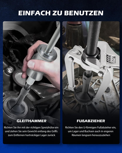 Orion Motor Tech 16-tlg. Innenlager Abzieher Set mit Gleithammer