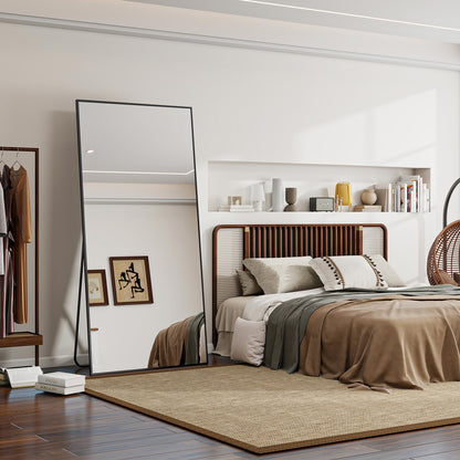 BEAUTYPEAK Übergrosser Ganzkörperspiegel 76x180 cm - Schwarz