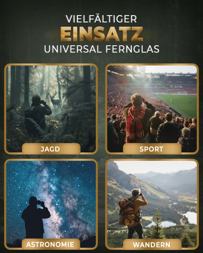 Weidenberger 12x42 Fernglas Outdoor Wasserdicht - Grün