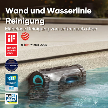 AIPER Scuba S1 Kabelloser Wandkletter Poolroboter - Boden & Wand