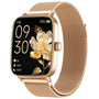 Fitpolo IDW28 Smartwatch mit Telefonfunktion, 1,85 Zoll Fitnessuhr, HD-Display, IP68 wasserdicht