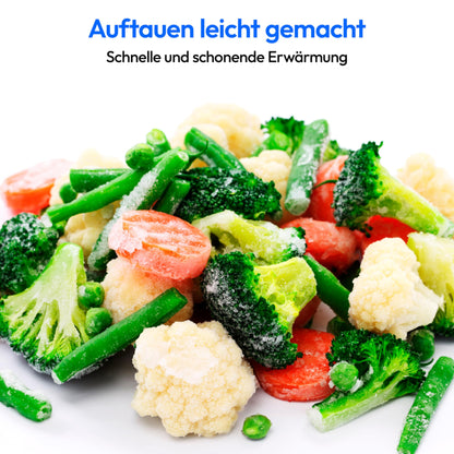 MEDION Mikrowelle MD10596 – 20L freistehend weiss Holzoptik