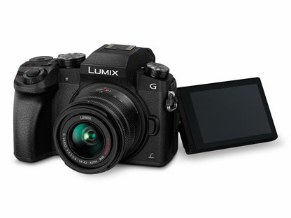 Panasonic DMC-G70K Lumix Systemkamera - 14-42mm Kit schwarz