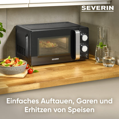 SEVERIN Mikrowelle MW 7886 - Solo Mikrowellengerät Schwarz