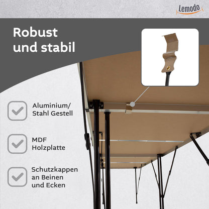 Lemodo Tapeziertisch 3-teilig klappbar – Multifunktionstisch 100x60 cm