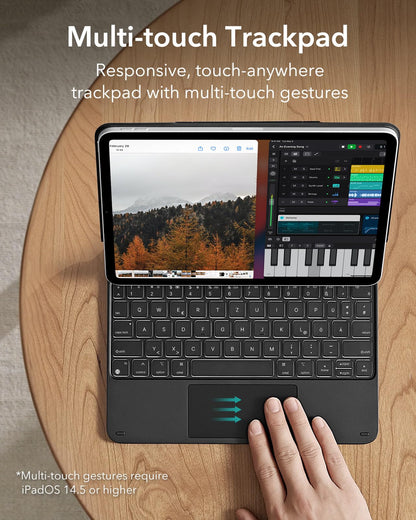 ESR Magnetische Tastatur Hülle für iPad Air/Pro 11 - Schwarz