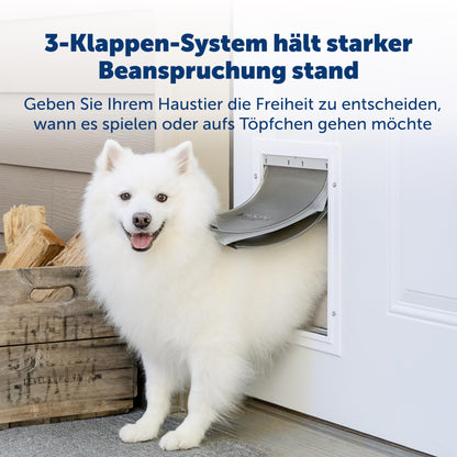 PetSafe Aluminium Haustiertür Energieeffizient Extremwetter XL