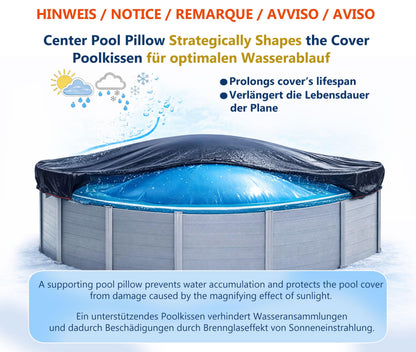 QUICK STAR Poolabdeckung rund Ø 420 cm, Solar & Winterplane