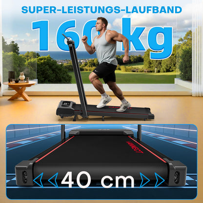 VANNECT Walking Pad X390, klappbares Laufband mit 9 % Steigung