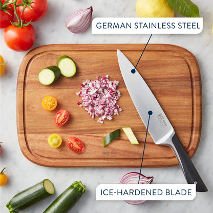 Tefal Jamie Oliver K267S7 Messerblock 7-teilig Braun/Schwarz