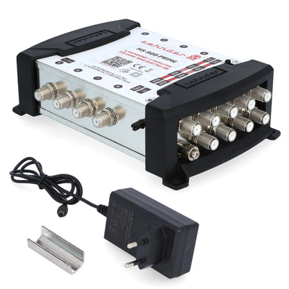 ZEHNDER 9/8 Multischalter Multiswitch – 2 Sat, 8 Teilnehmer, HD 4K