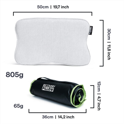 BLACKROLL® Recovery Pillow Set Climate – Kopfkissen 50x30 cm
