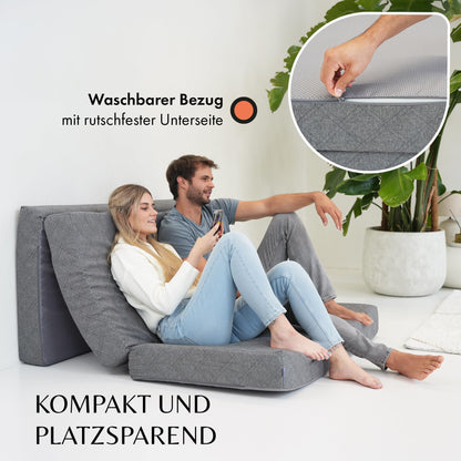Klappmatratze 120x195cm Gästematratze faltbar 14cm dick