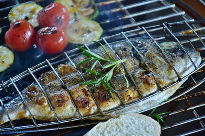 ACTIVA Saalfeld Holzkohlegrill aus Edelstahl mit verchromtem Grillrost