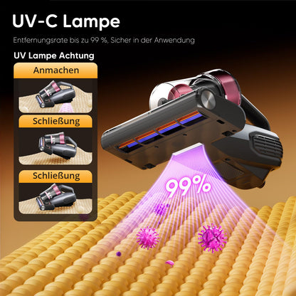 Jimmy BX8 Milbensauger mit UV & Heissluft für Matratzen