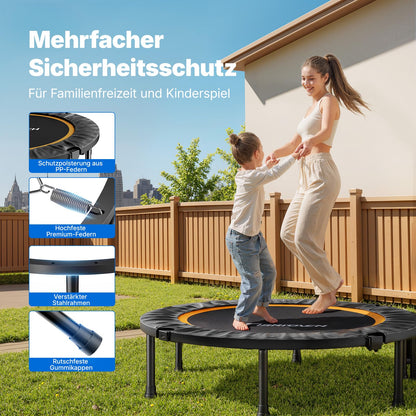 MERACH Mini Trampolin, faltbares Fitness-Trampolin leise bis 150 kg