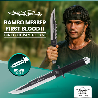 VIKING GEAR Rambo Messer First Blood Part II Signature Edition