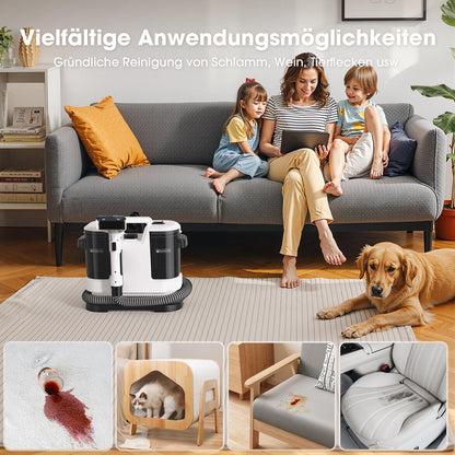 Welsauber Waschsauger Nasssauger Teppich- Polsterreinigungsgerät