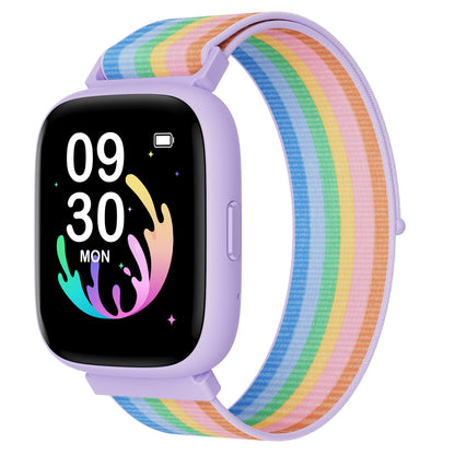 BIGGERFIVE BRAVE 2 Smartwatch Kinder, Fitness Tracker, IP68, Nylon