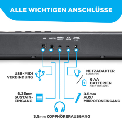 Alesis Keyboard E-Piano 88 Tasten - Komplett-Set für Anfänger